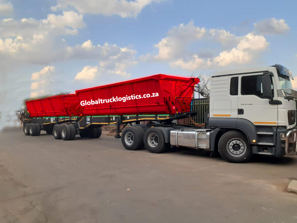 34 Ton Side Tipper Trucks For Hire-Side Tippers Trailer Hire